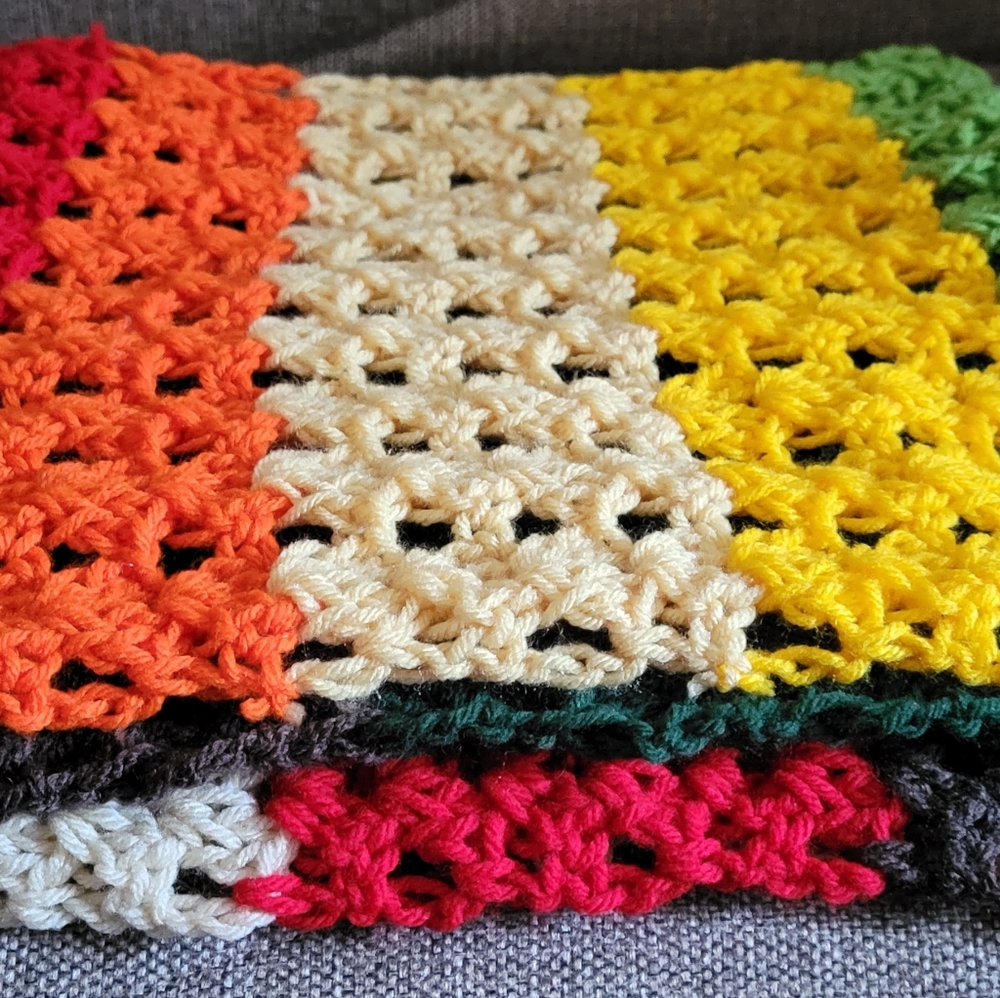 66 inch Autumn/Fall Symphony Shawl